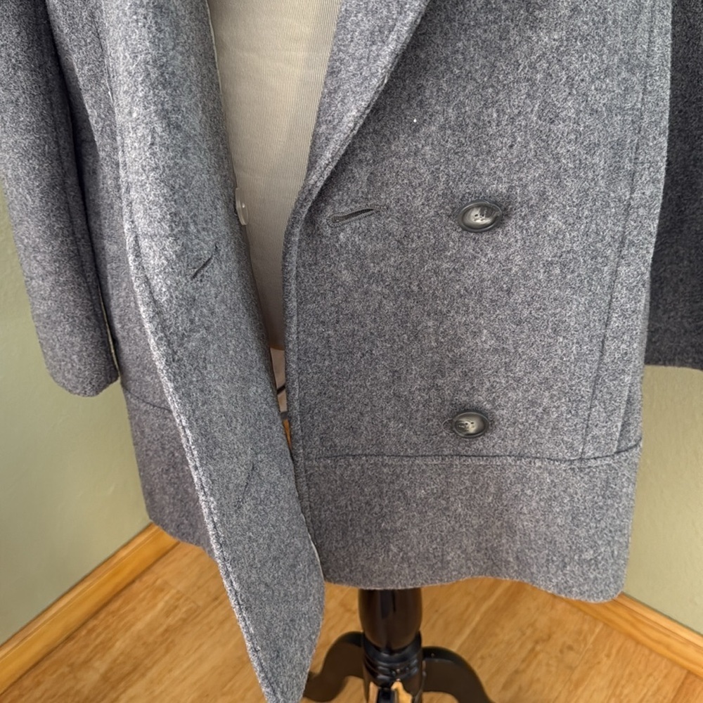 Vintage Fashionbilt Gray Wool Coat size 8 - Picture 8 of 13